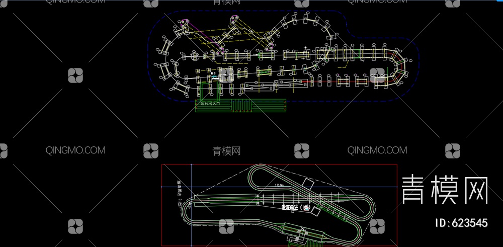 儿童游乐设施cad图块【ID:623545】