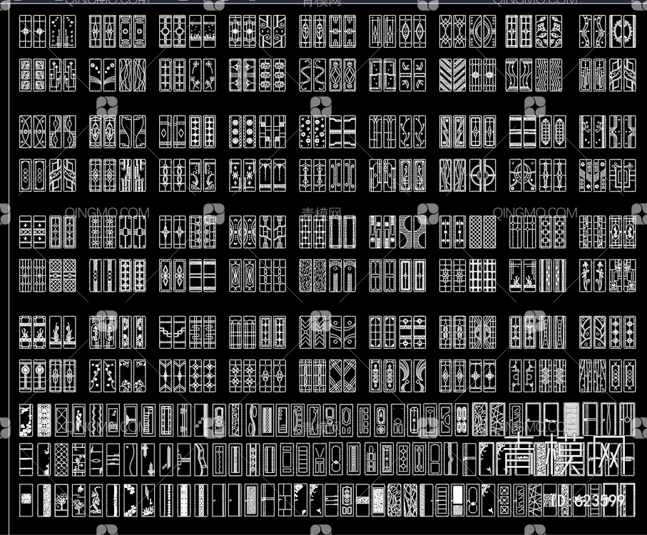 门 花纹图案【ID:623599】