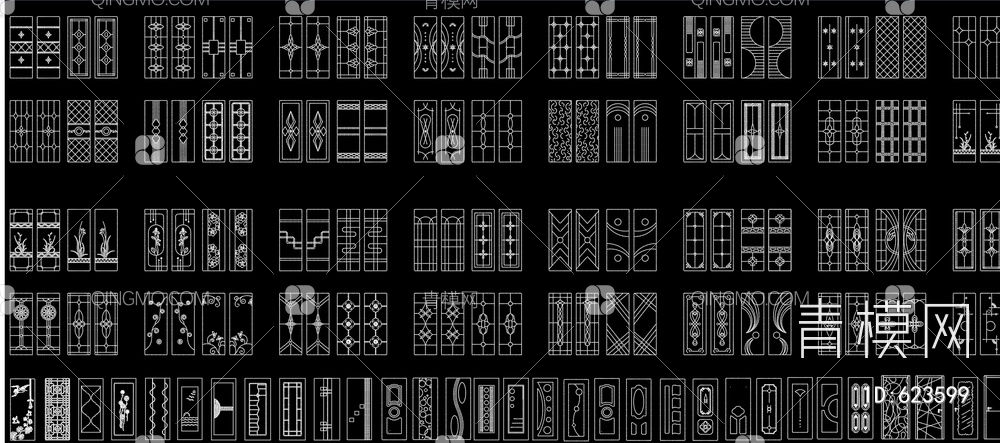门 花纹图案【ID:623599】