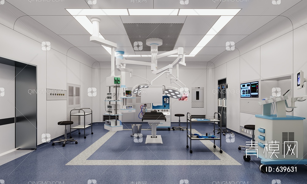 腹腔镜手术室3D模型下载【ID:639631】