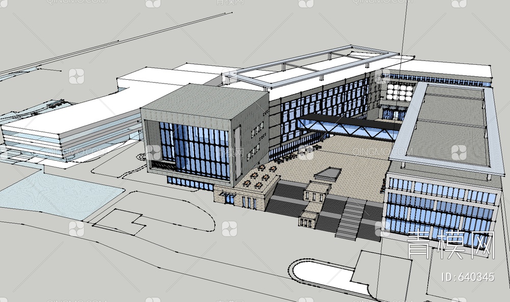 学校SU模型下载【ID:640345】