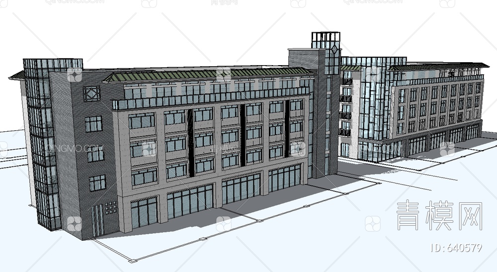 学校SU模型下载【ID:640579】