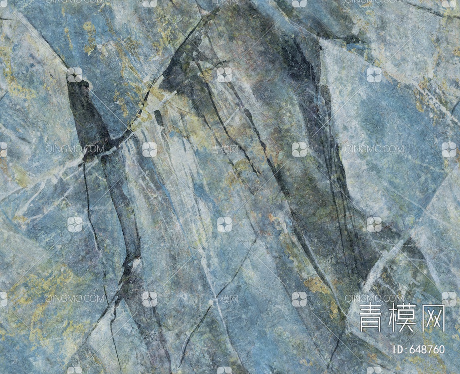 海蓝之境大理石瓷砖贴图下载【ID:648760】