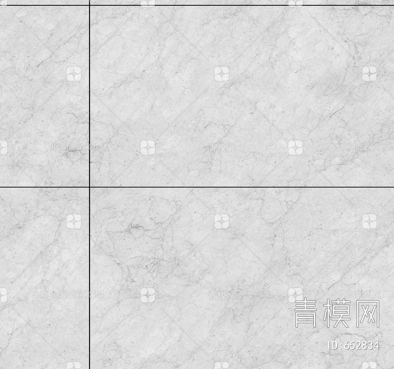 灰色大理石瓷砖 有缝贴图下载【ID:652834】