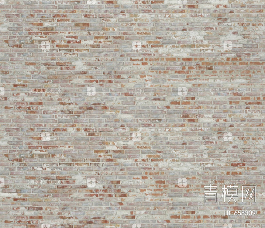 文化砖 文化石 砖墙贴图下载【ID:658309】