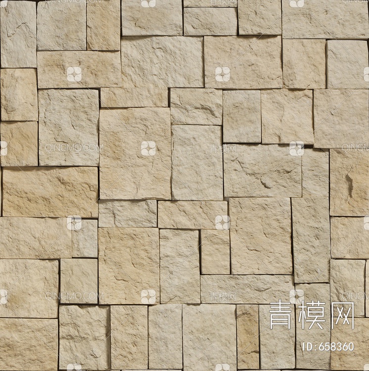 文化砖 文化石 砖墙贴图下载【ID:658360】