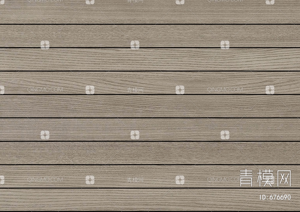 户外防腐木常规木拼板 木纹木材 高清材质贴图下载【ID:676690】