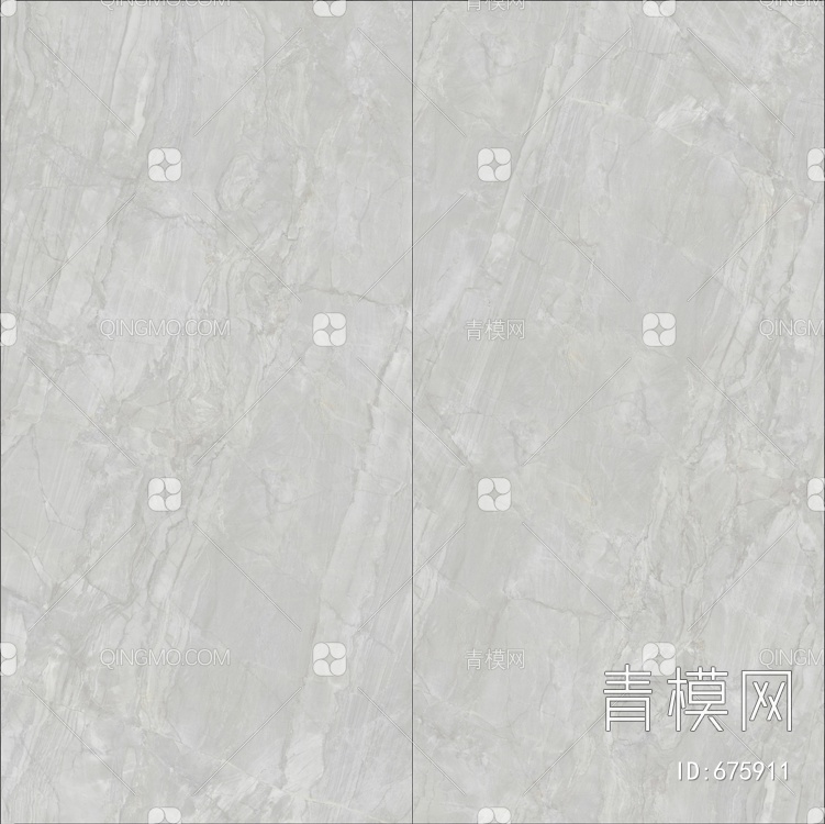 浅灰色瓷砖 一石多面 大理石纹 瓷砖 岩板贴图下载【ID:675911】
