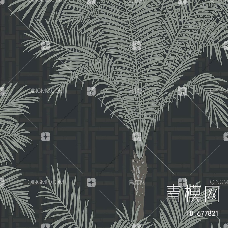 植物图案壁纸贴图下载【ID:677821】