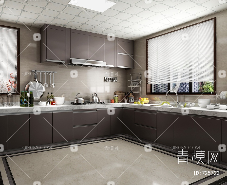 厨房3D模型下载【ID:725723】