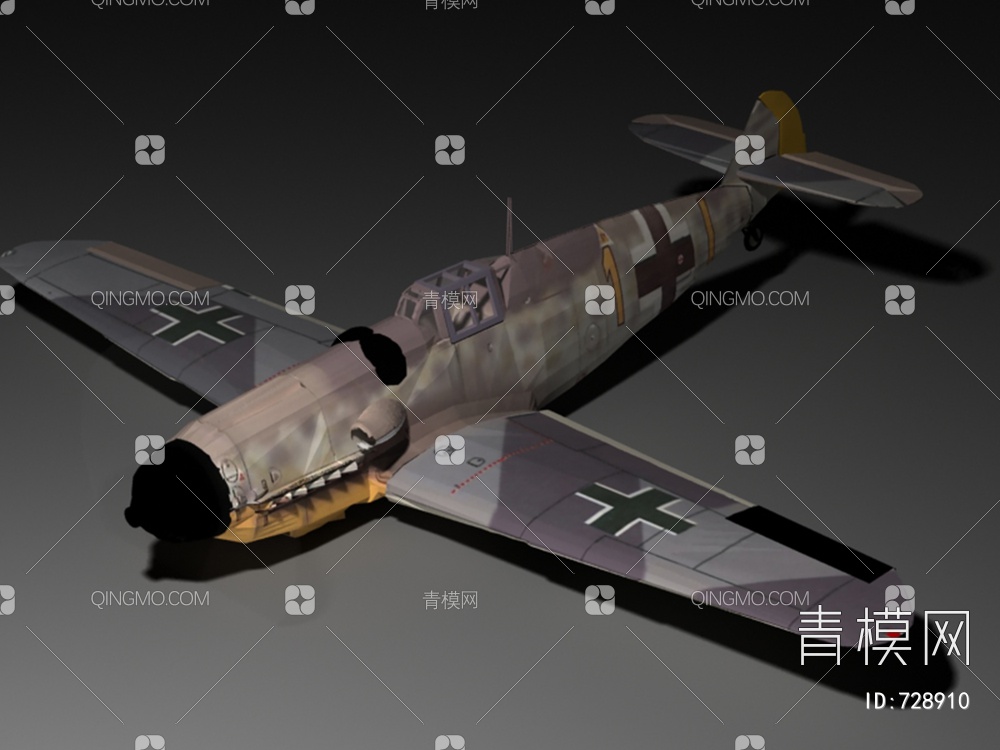 一战飞机3D模型下载【ID:728910】