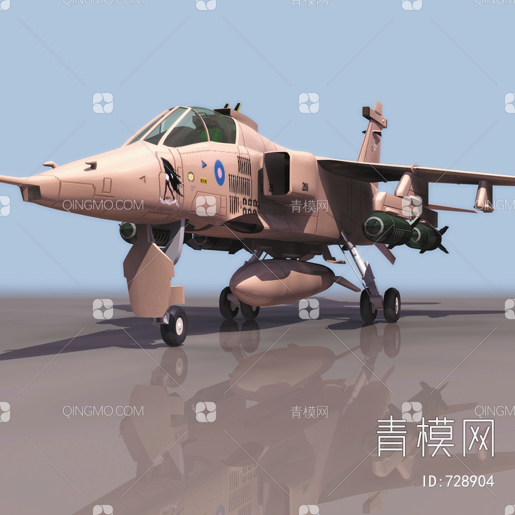 战斗机3D模型下载【ID:728904】