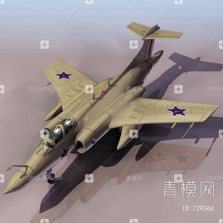 战斗机3D模型下载【ID:729360】