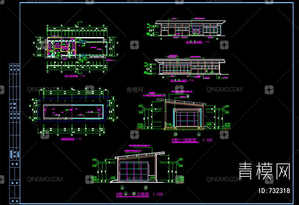 公共卫生间建筑施工图【ID:732318】