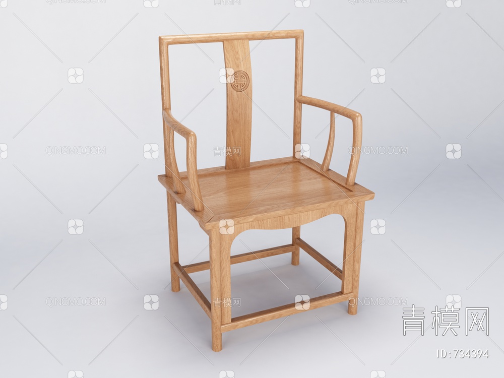 单椅3D模型下载【ID:734394】
