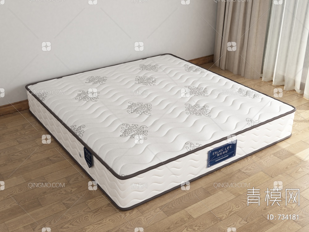 床垫3D模型下载【ID:734181】
