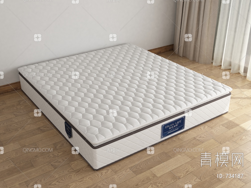 床垫3D模型下载【ID:734187】