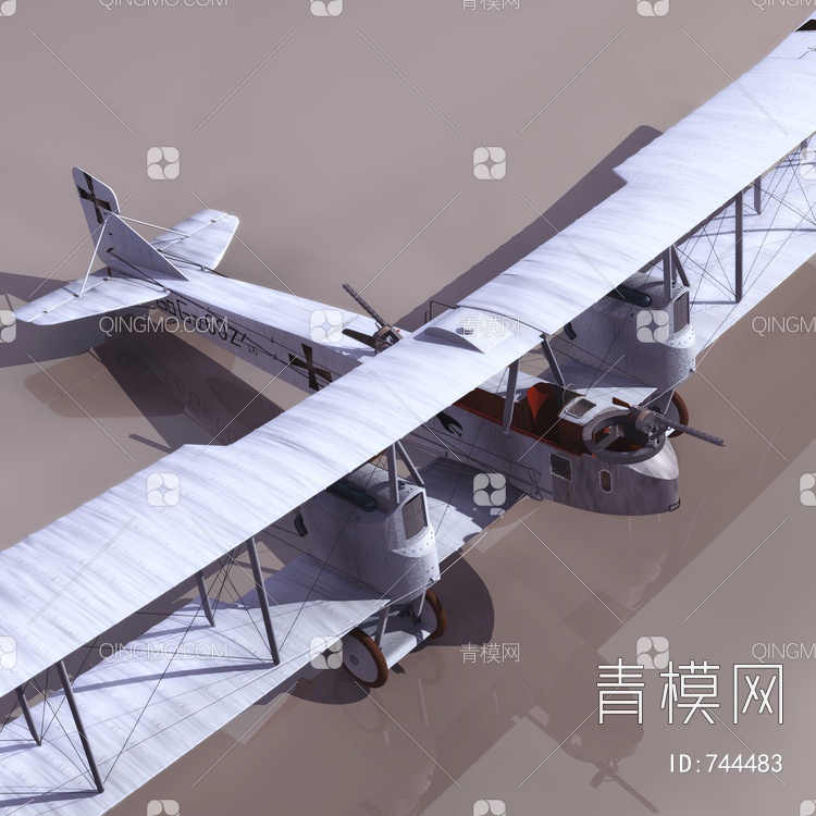 二战飞机3D模型下载【ID:744483】