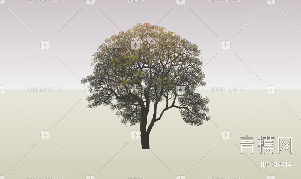2D树 2D树木 景观树SU模型下载【ID:744414】