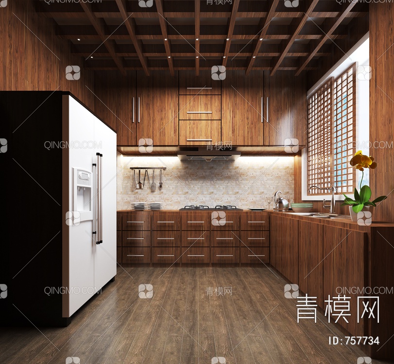 厨房3D模型下载【ID:757734】