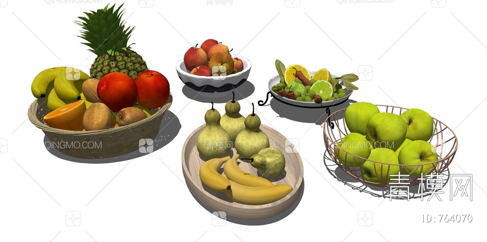 食物水果蔬菜SU模型下载【ID:764070】