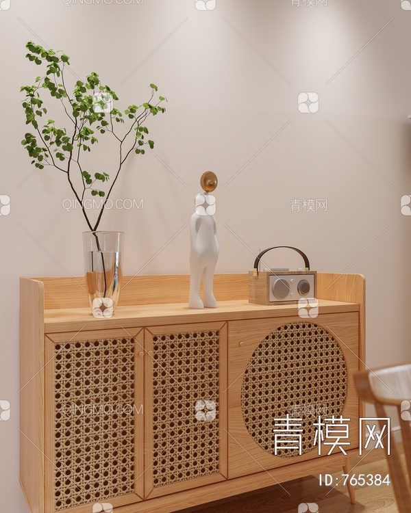 客餐厅 厨房3D模型下载【ID:765384】