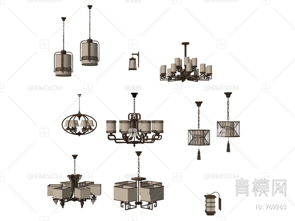 灯具SU模型下载【ID:769263】