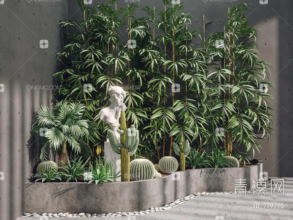 景观植物3D模型下载【ID:779715】