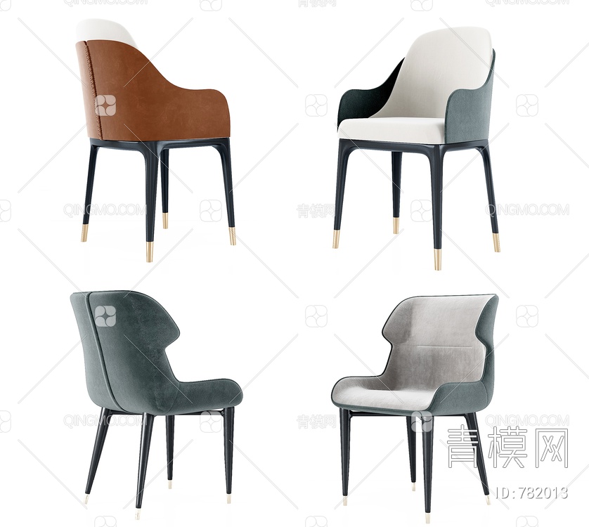 单椅,餐椅,椅子3D模型下载【ID:782013】