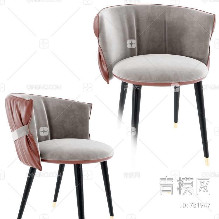 休闲椅,椅子,餐椅3D模型下载【ID:781947】