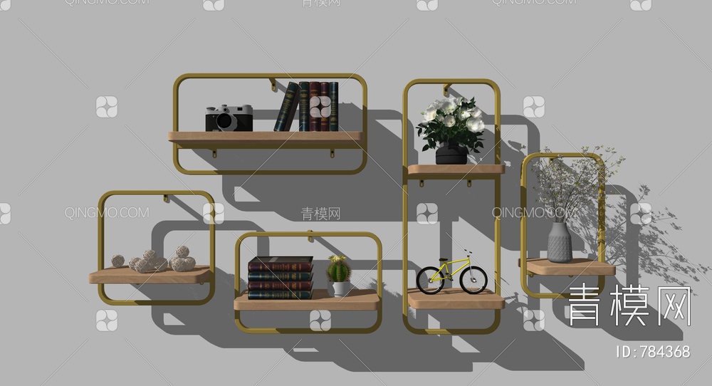 墙饰挂件SU模型下载【ID:784368】