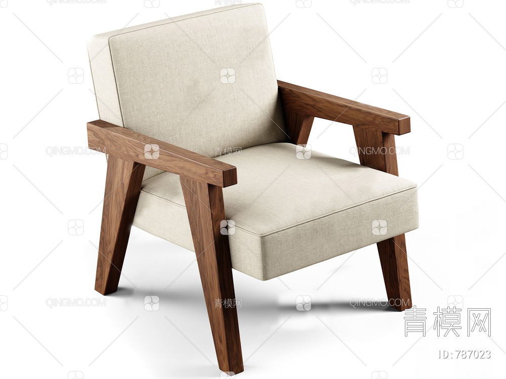休闲椅3D模型下载【ID:787023】