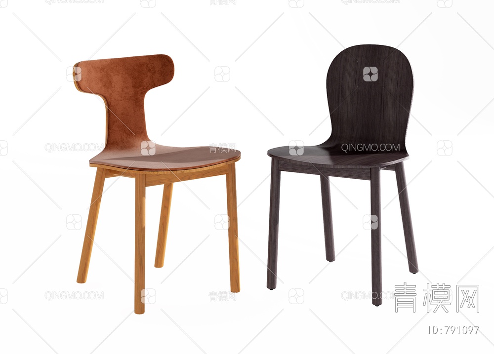 cappellini 椅子3D模型下载【ID:791097】