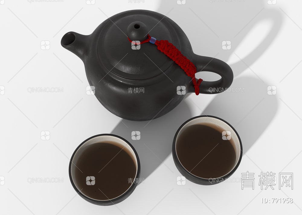 茶具3D模型下载【ID:791958】