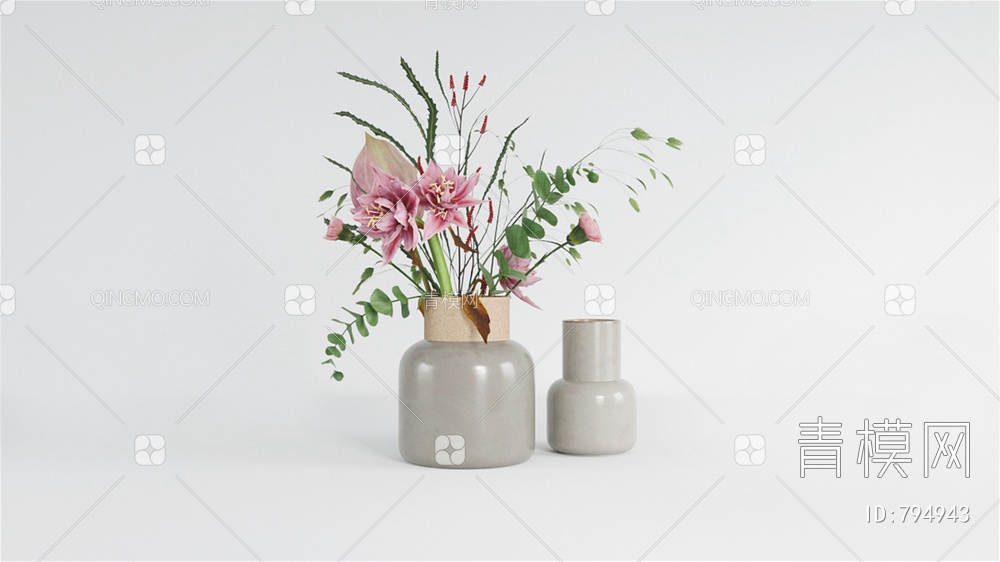 花瓶植物3D模型下载【ID:794943】