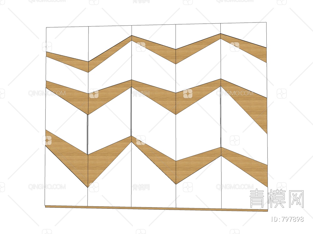 衣柜SU模型下载【ID:797898】