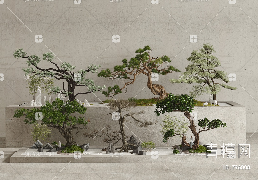景观植物 松树3D模型下载【ID:796008】
