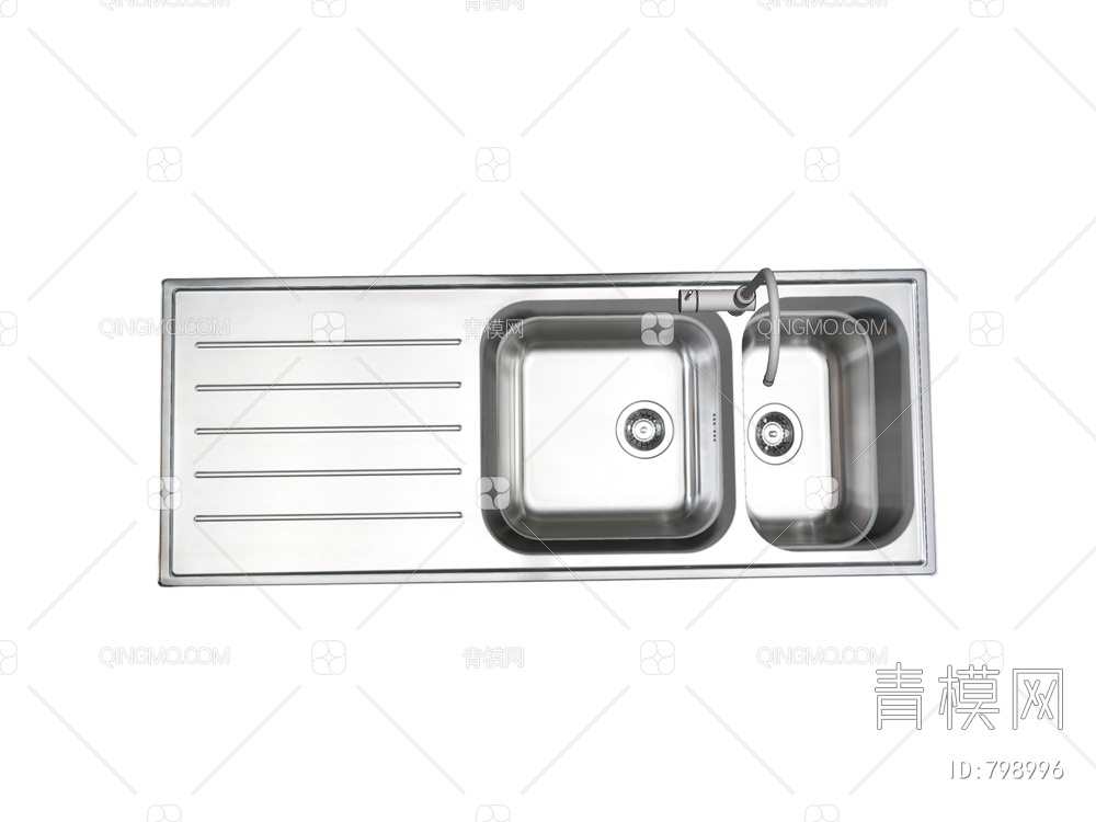 水槽 洗手槽 厨房水槽SU模型下载【ID:798996】