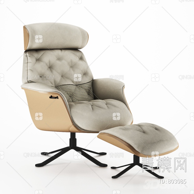 办公椅 沙发椅3D模型下载【ID:803085】