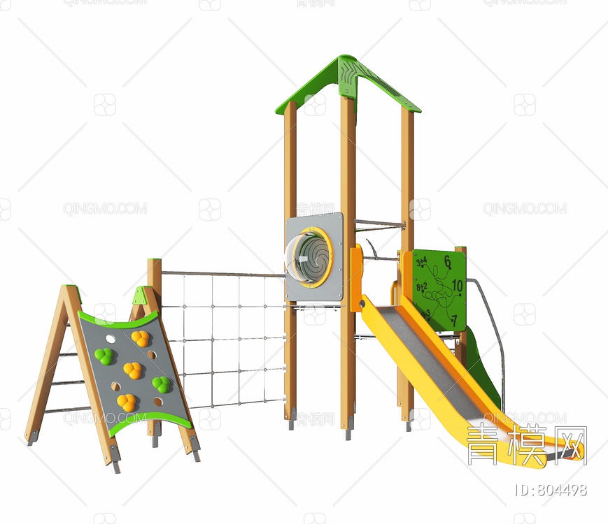 儿童滑梯3D模型下载【ID:804498】