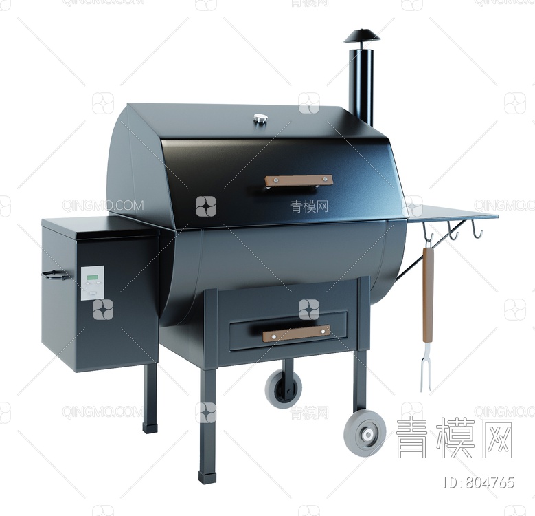 户外烧烤炉3D模型下载【ID:804765】