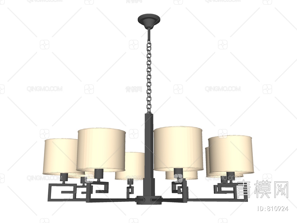 吊灯SU模型下载【ID:810924】