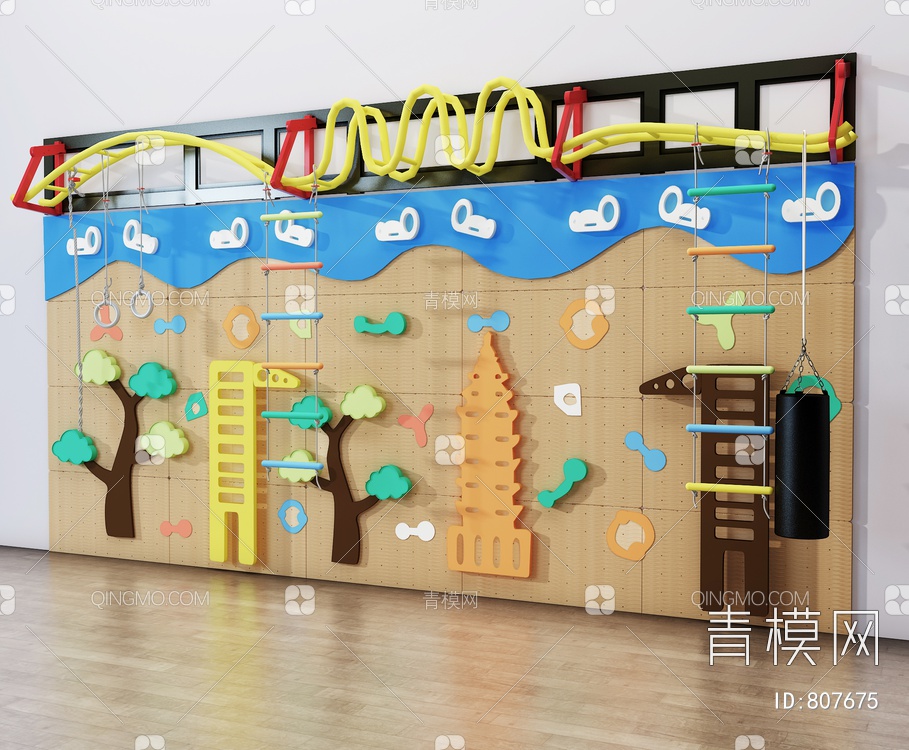 儿童活动墙3D模型下载【ID:807675】