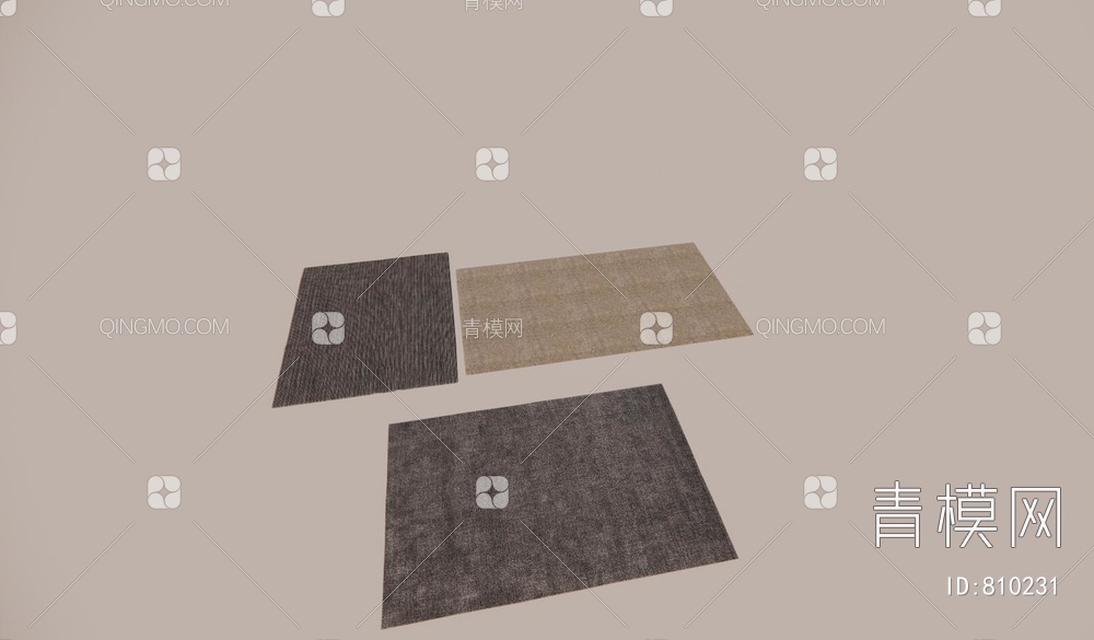 poliform地毯SU模型下载【ID:810231】