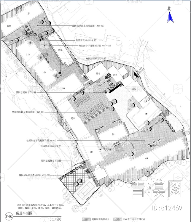 某住宅小区景观及建筑外立面改造全套施工详图【ID:812469】