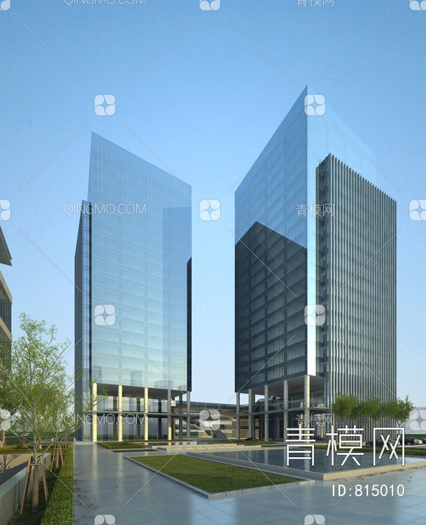 高层办公楼3D模型下载【ID:815010】