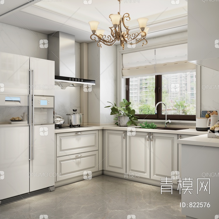 厨房 厨房电器 厨房3D模型下载【ID:822576】