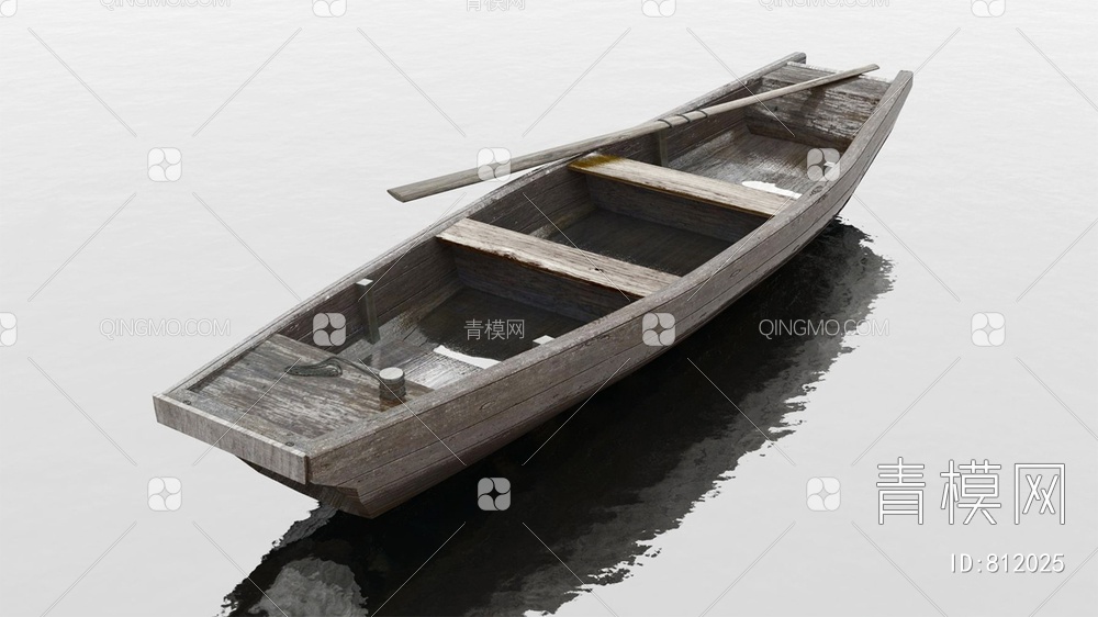 老鱼船SU模型下载【ID:812025】