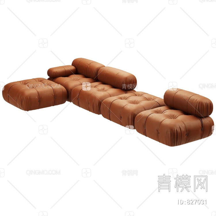 camaleonda 多人沙发组合3D模型下载【ID:827031】