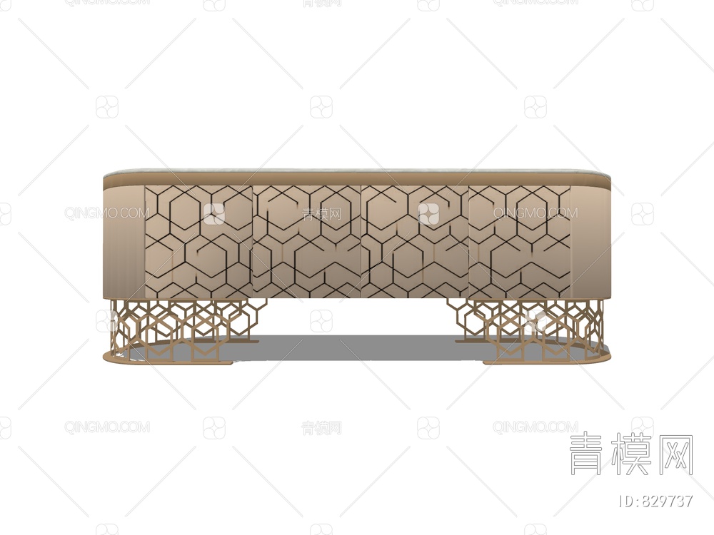电视柜SU模型下载【ID:829737】